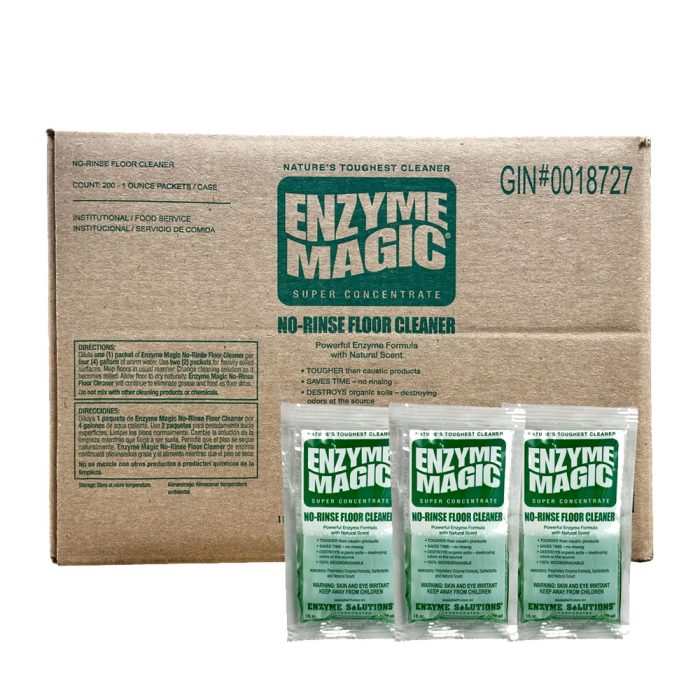 No Rinse Floor 200 count packets - Super Concentrate